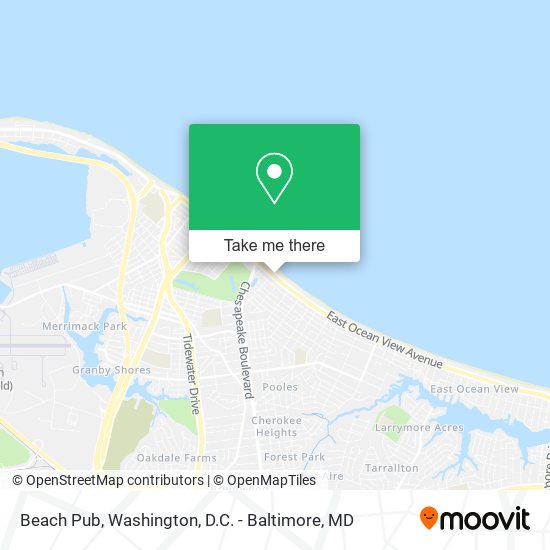 Mapa de Beach Pub