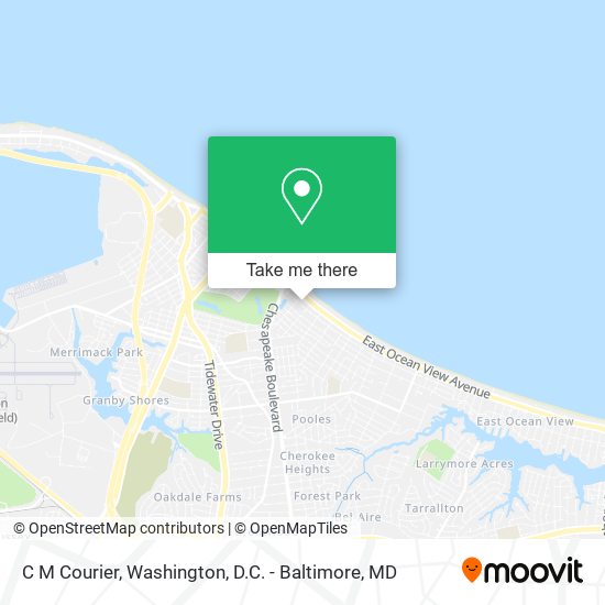 C M Courier map