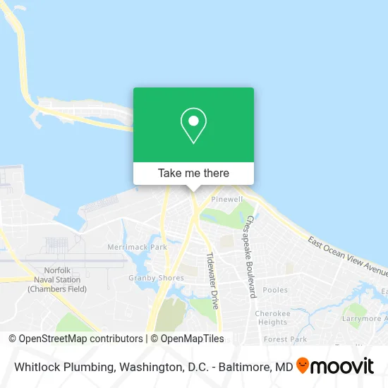 Whitlock Plumbing map