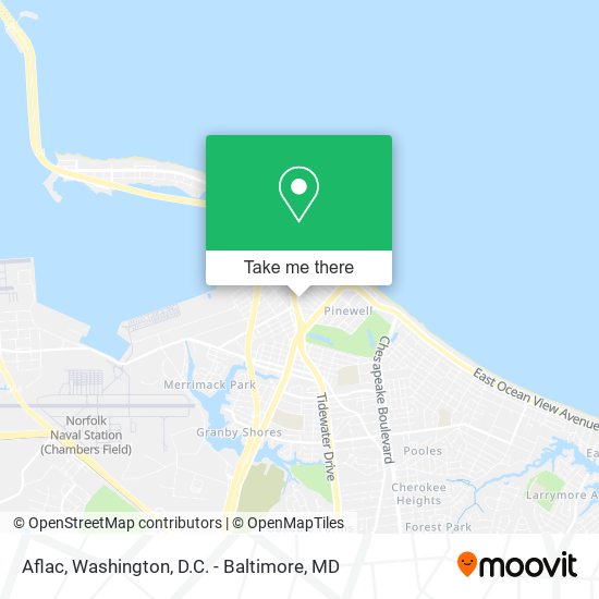 Mapa de Aflac