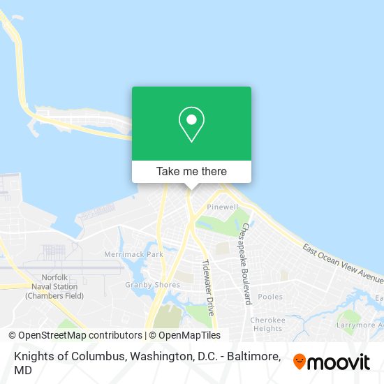 Knights of Columbus map