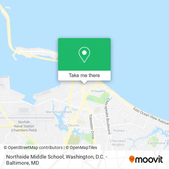 Northside Middle School map