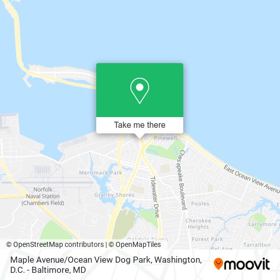 Maple Avenue / Ocean View Dog Park map