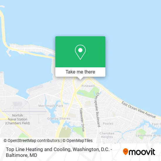 Mapa de Top Line Heating and Cooling