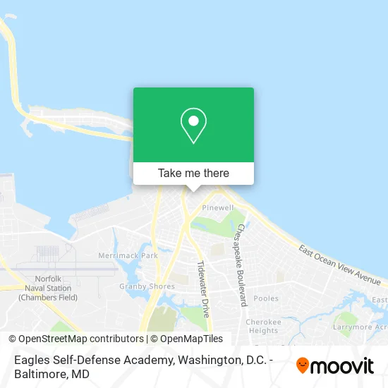 Mapa de Eagles Self-Defense Academy
