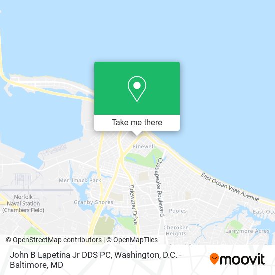 Mapa de John B Lapetina Jr DDS PC