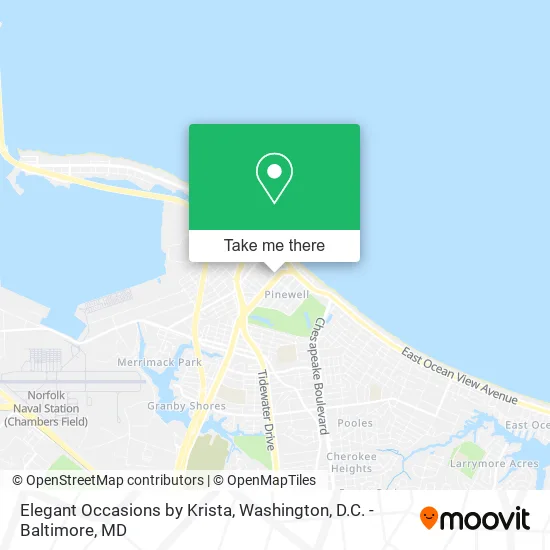Elegant Occasions by Krista map