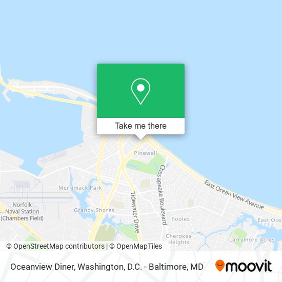 Mapa de Oceanview Diner