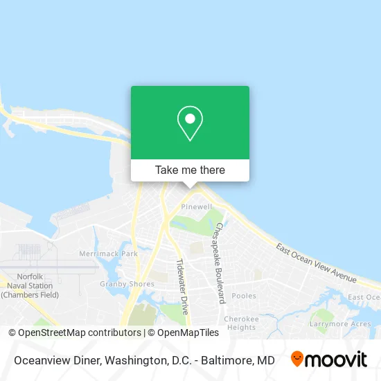Oceanview Diner map