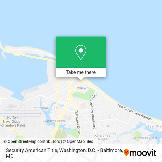 Security American Title map