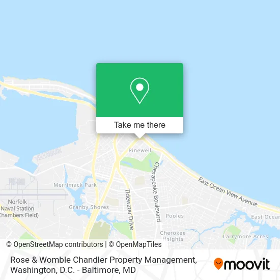 Rose & Womble Chandler Property Management map