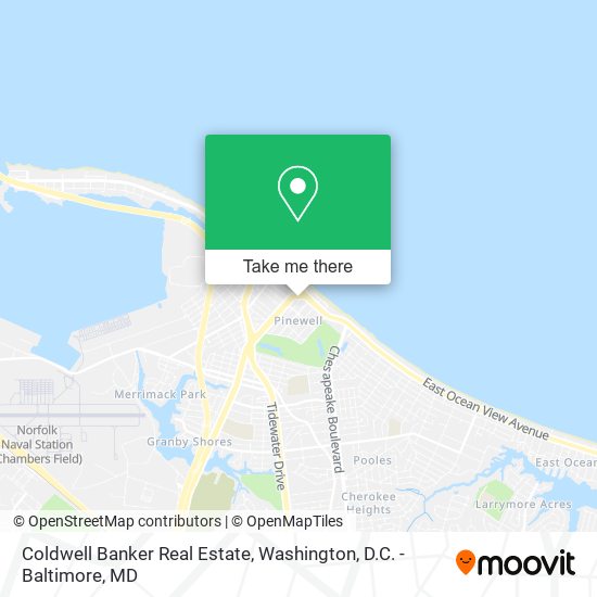 Coldwell Banker Real Estate map