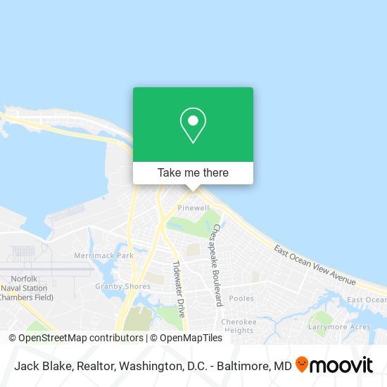 Jack Blake, Realtor map