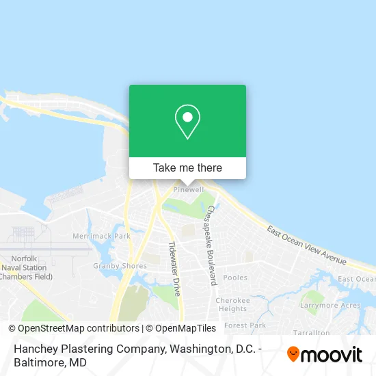 Hanchey Plastering Company map