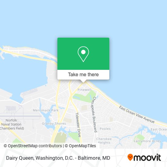 Dairy Queen map