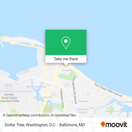 Mapa de Dollar Tree