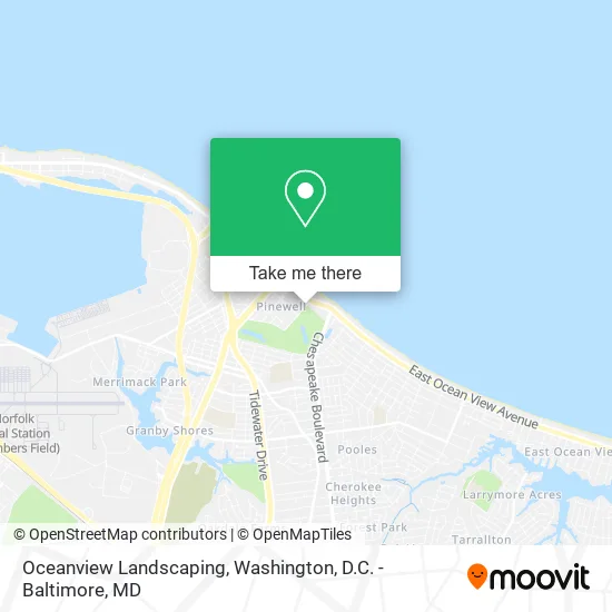Oceanview Landscaping map