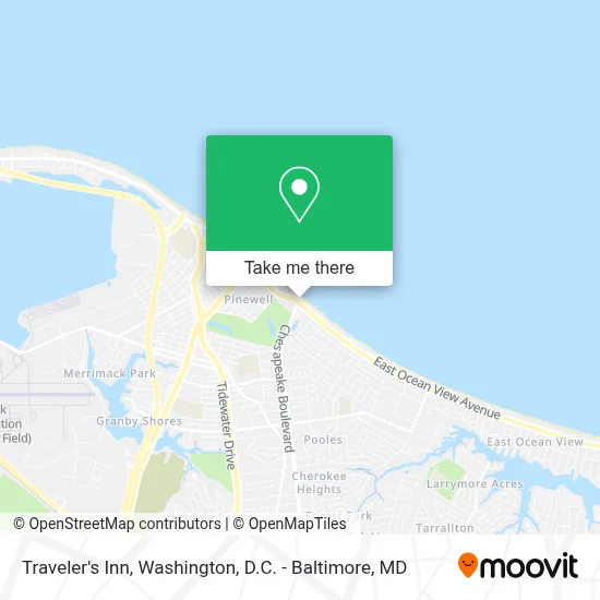 Traveler's Inn map