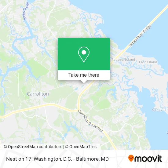 Nest on 17 map