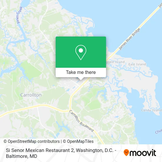 Si Senor Mexican Restaurant 2 map