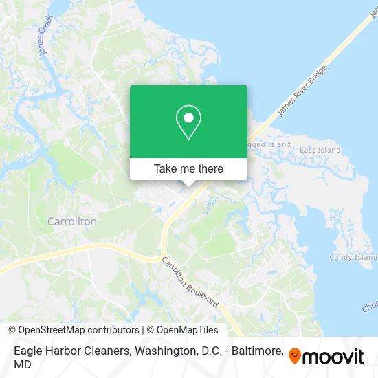 Eagle Harbor Cleaners map