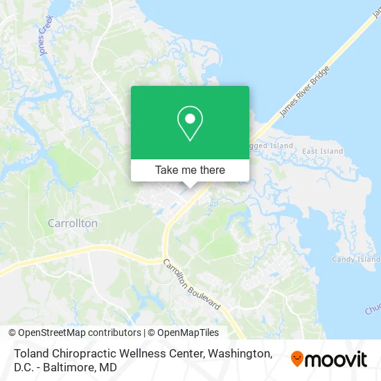 Toland Chiropractic Wellness Center map