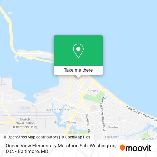 Mapa de Ocean View Elementary Marathon Sch