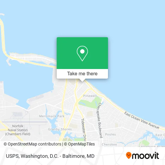 Mapa de USPS