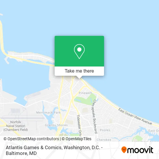 Mapa de Atlantis Games & Comics