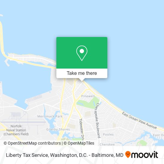 Liberty Tax Service map