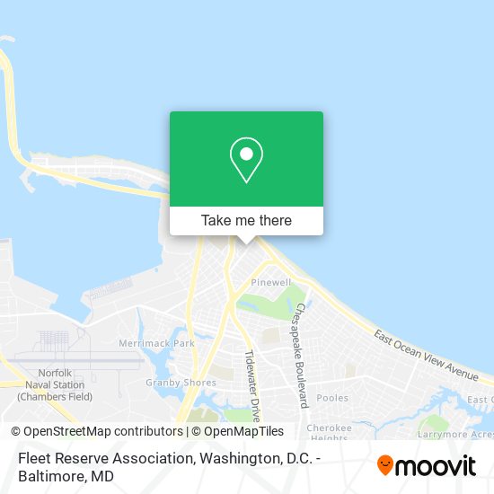 Mapa de Fleet Reserve Association