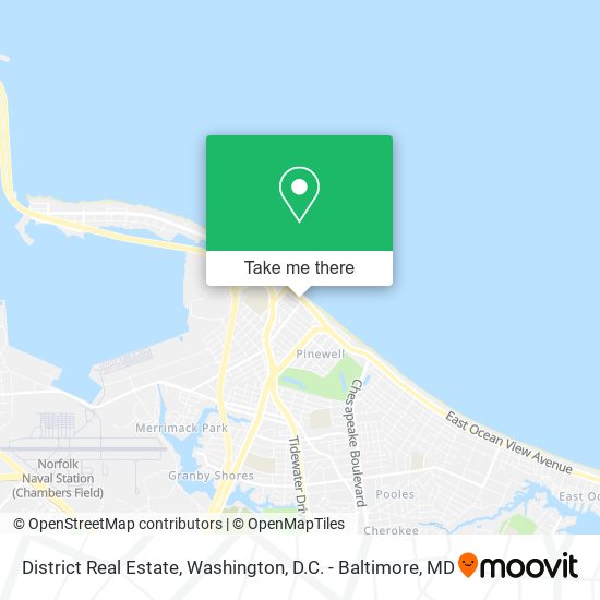 District Real Estate map