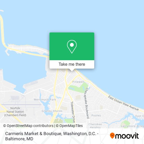 Carmen's Market & Boutique map
