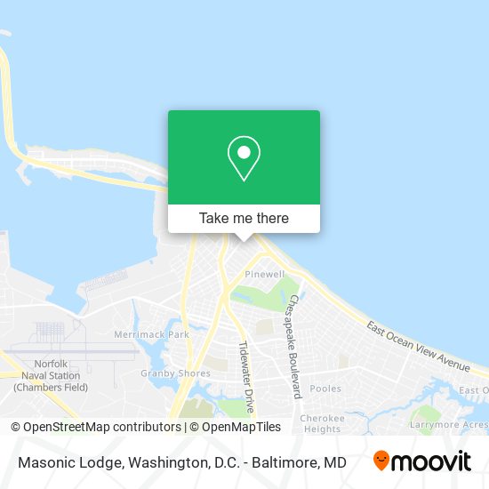 Mapa de Masonic Lodge
