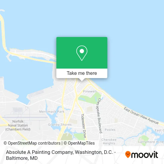 Absolute A Painting Company map