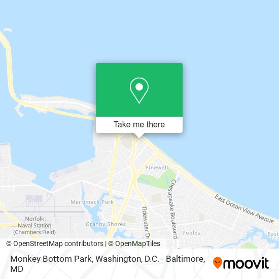 Mapa de Monkey Bottom Park