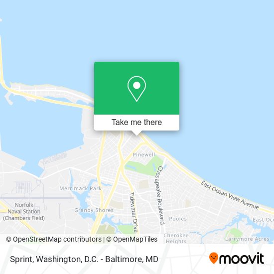 Mapa de Sprint