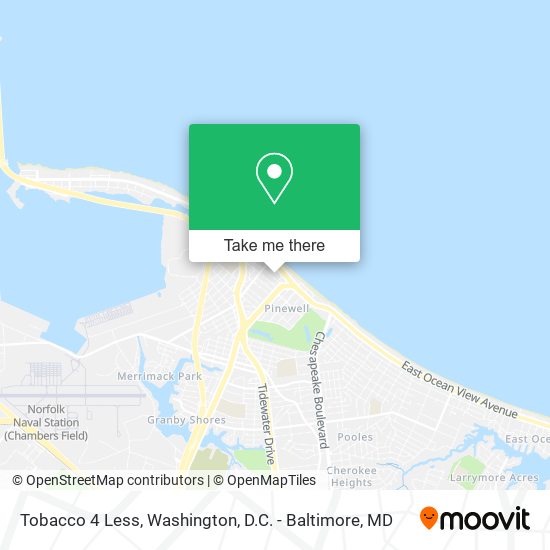 Tobacco 4 Less map
