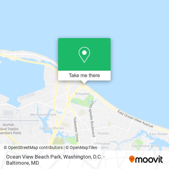 Ocean View Beach Park map