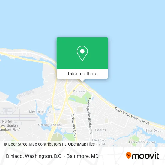 Diniaco map