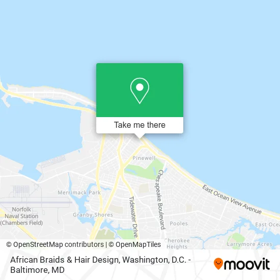 African Braids & Hair Design map