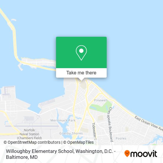 Mapa de Willoughby Elementary School