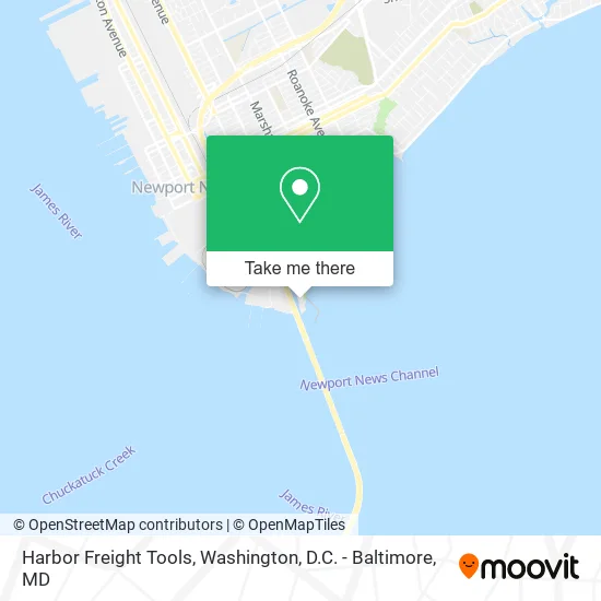 Harbor Freight Tools map