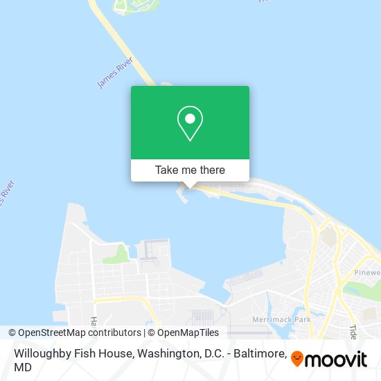 Willoughby Fish House map