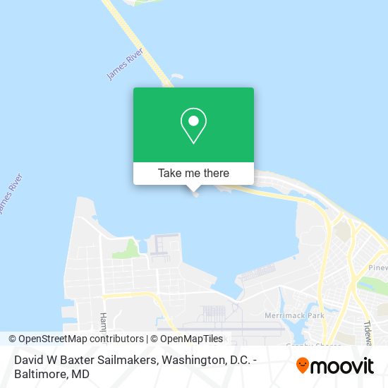 Mapa de David W Baxter Sailmakers
