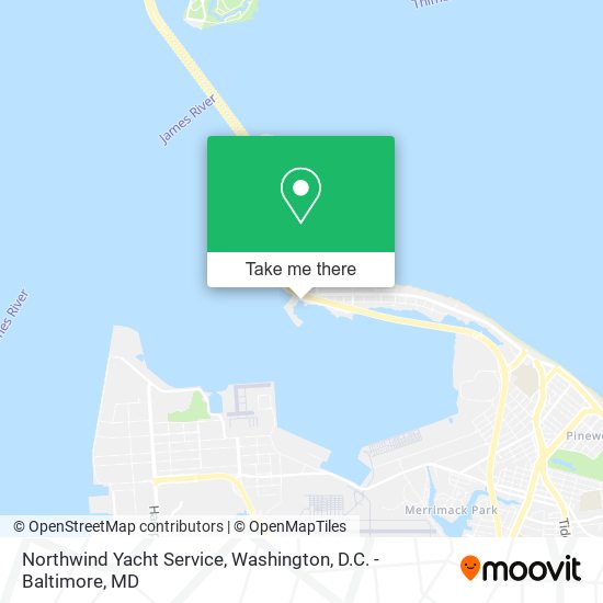 Northwind Yacht Service map