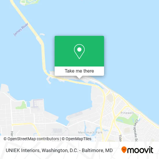 UNIEK Interiors map