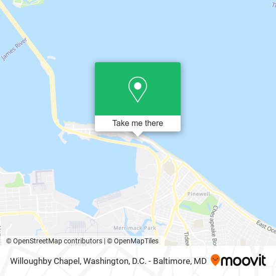 Willoughby Chapel map