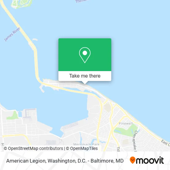 Mapa de American Legion