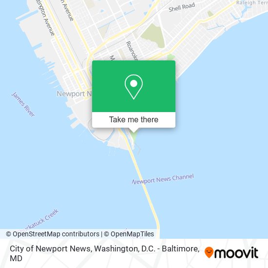 Mapa de City of Newport News